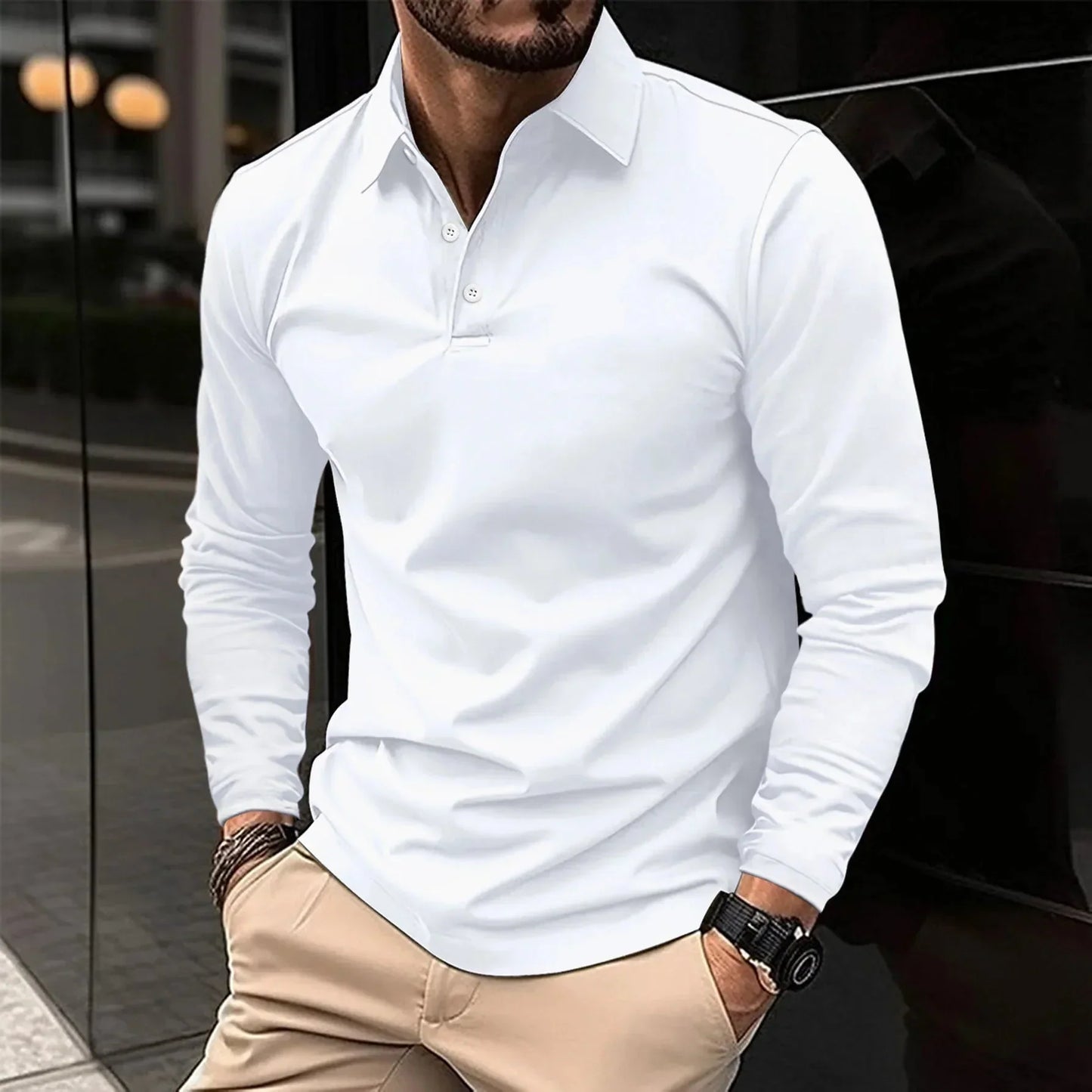 Udvin™ | camicia casual a maniche lunghe