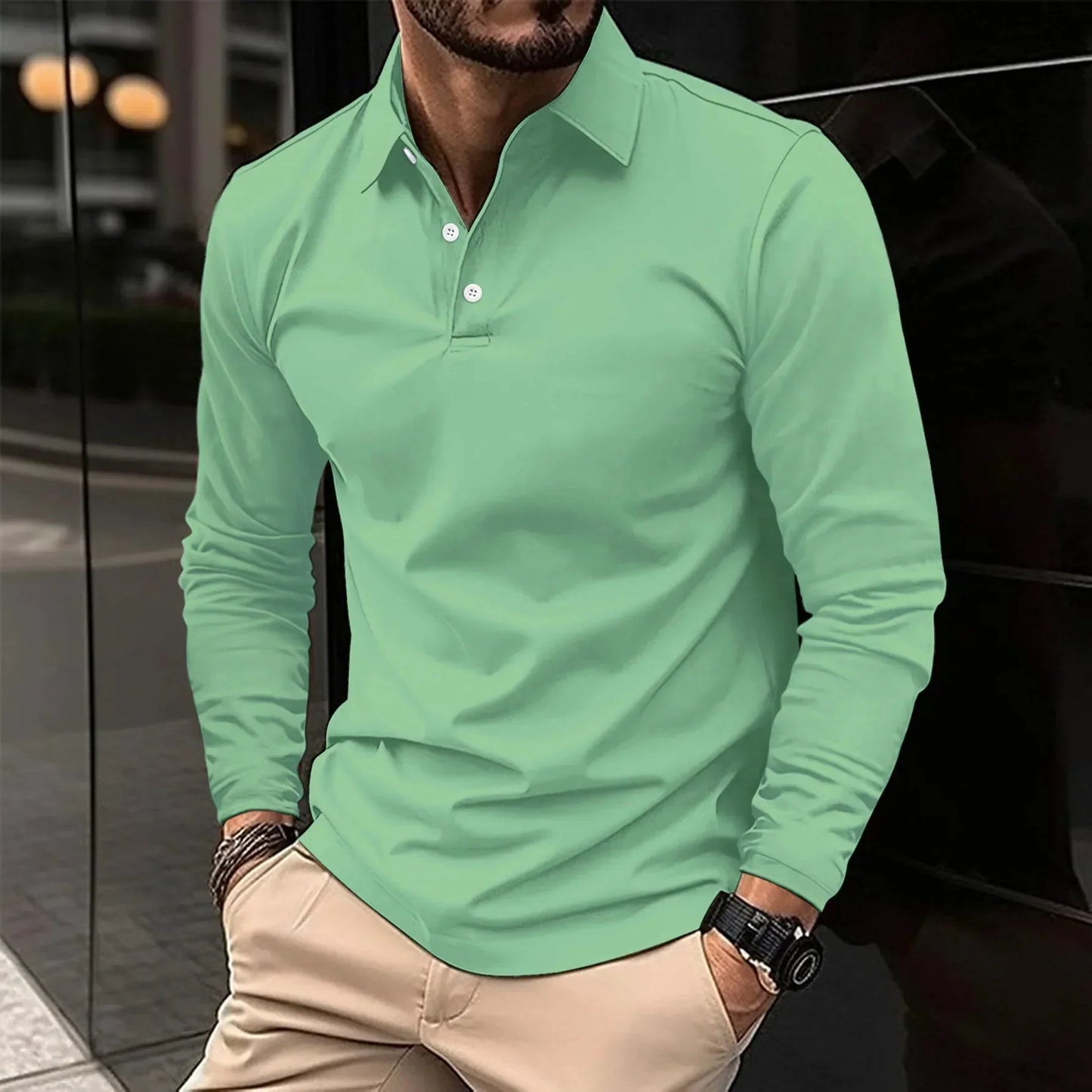 Udvin™ | camicia casual a maniche lunghe