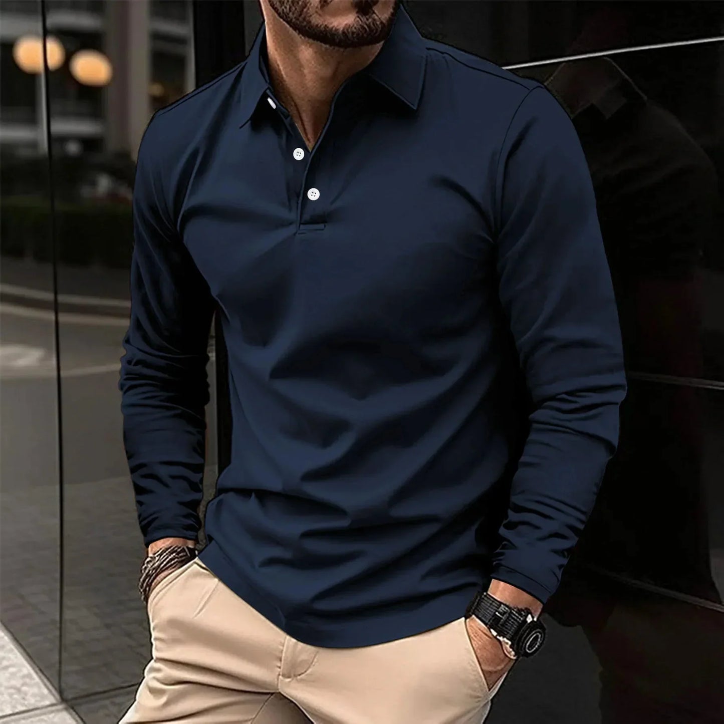 Udvin™ | camicia casual a maniche lunghe
