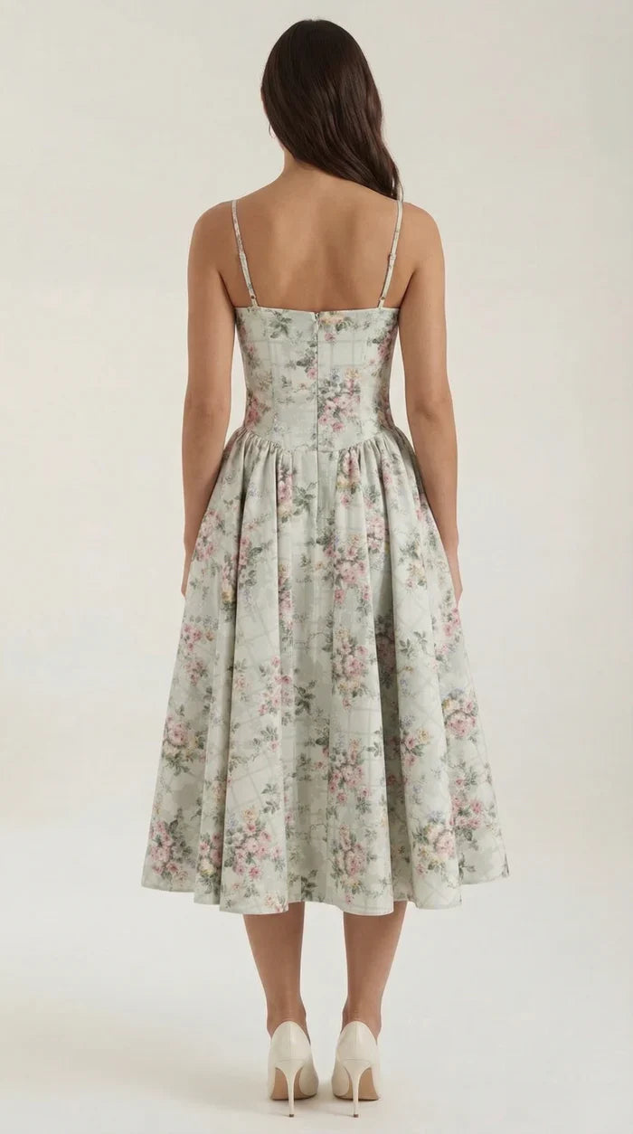 Mila™ | Elegante Abito Midi con Spalline
