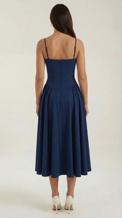 Mila™ | Elegante Abito Midi con Spalline
