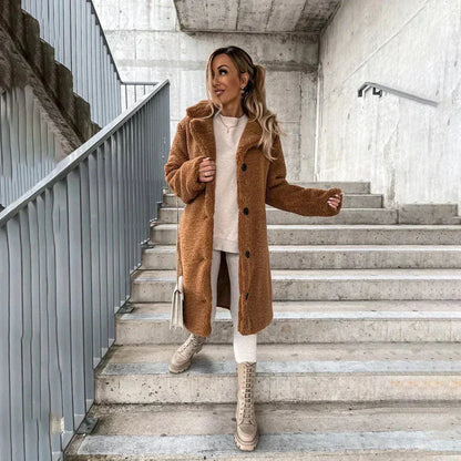Lena | Lussuoso cappotto lungo dal tocco morbido