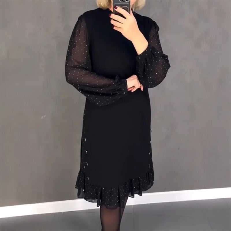 Mara™ | Abito elegante con maniche in chiffon