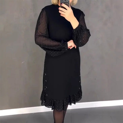 Mara™ | Abito elegante con maniche in chiffon