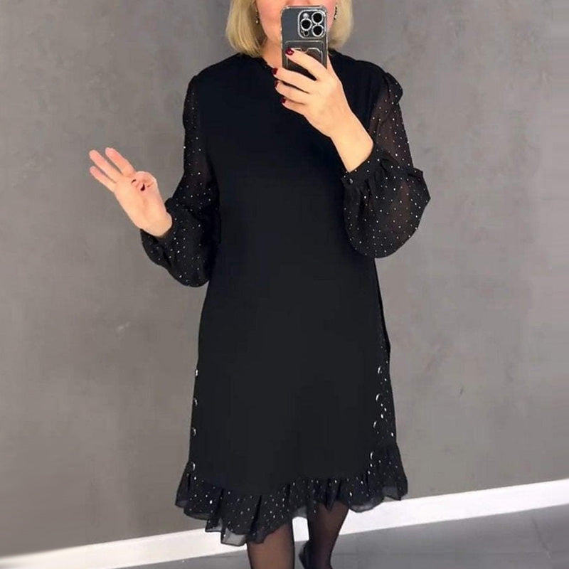 Mara™ | Abito elegante con maniche in chiffon