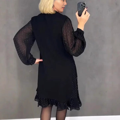 Mara™ | Abito elegante con maniche in chiffon