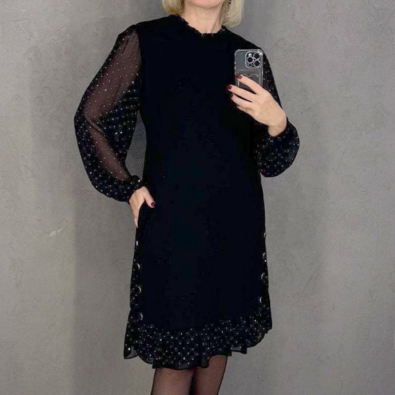 Mara™ | Abito elegante con maniche in chiffon