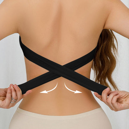 Lune™ | Reggiseno Wireless Senza Spalline Con Chiusura Laterale Incrociata
