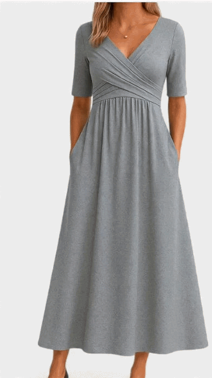 Zeno™ | Elegante Abito Maxi Avvolgente