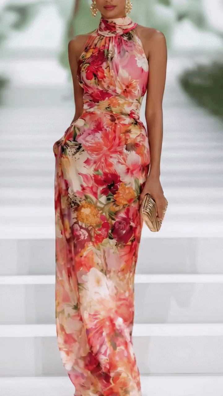 Rosalie™ | Maxi Abito Camuffante per la Pancia con Fiori