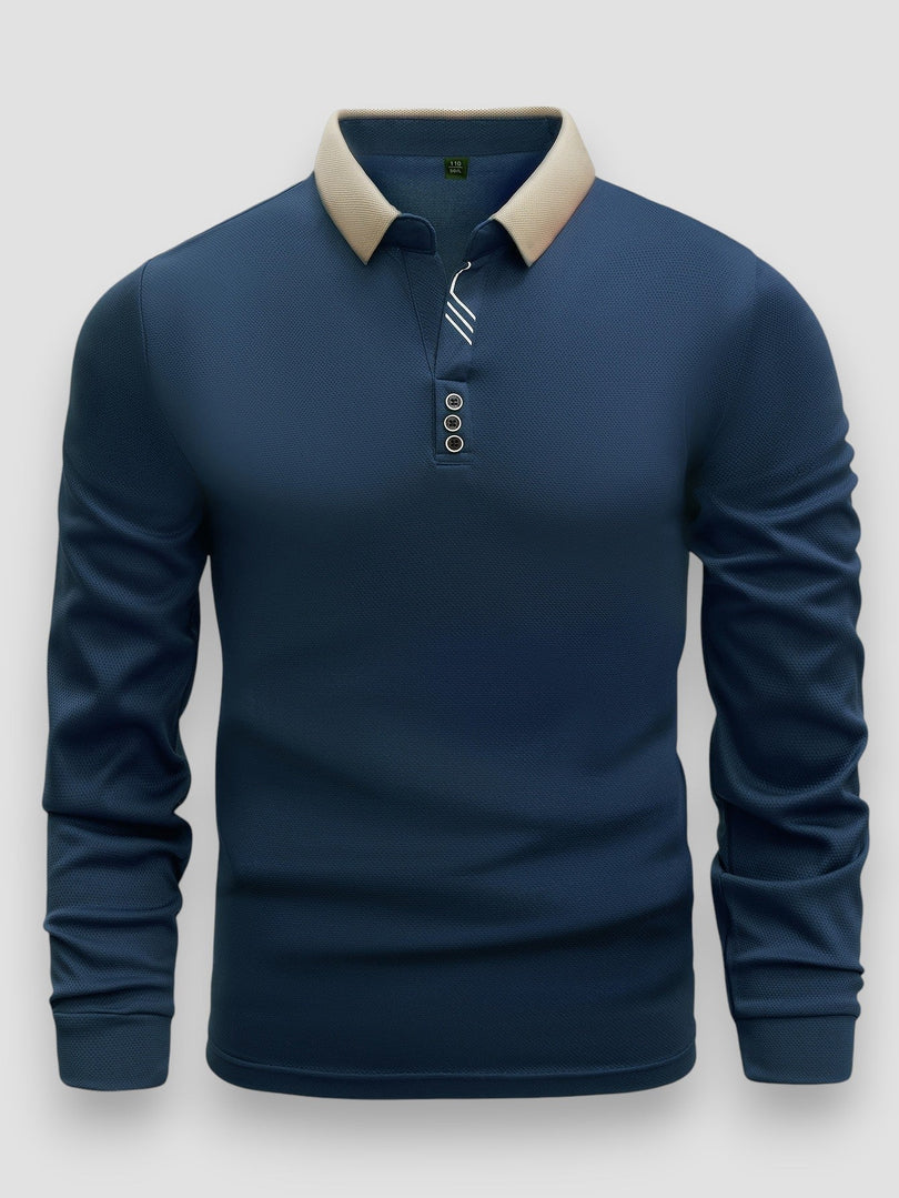 Keno™ | Polo Casual Moderna Con Maniche Lunghe