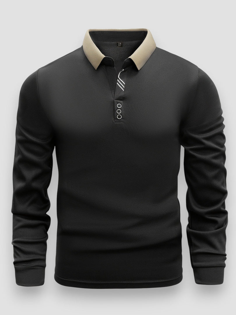 Keno™ | Polo Casual Moderna Con Maniche Lunghe
