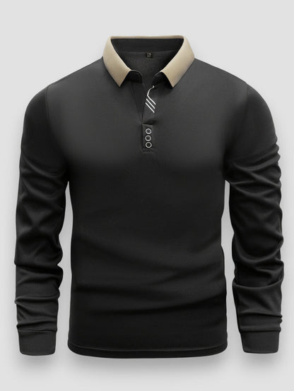Keno™ | Polo Casual Moderna Con Maniche Lunghe