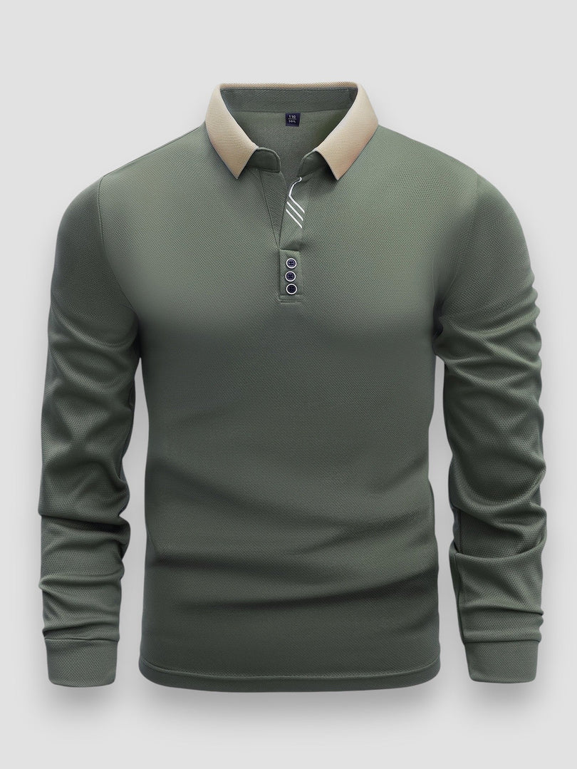 Keno™ | Polo Casual Moderna Con Maniche Lunghe