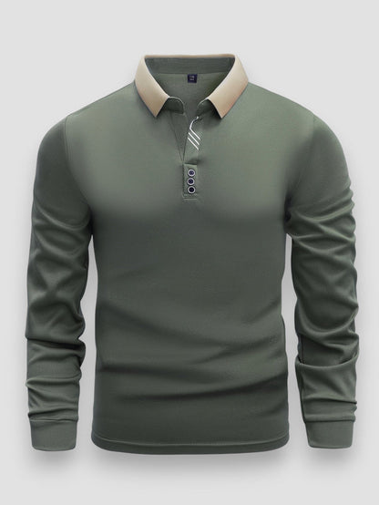 Keno™ | Polo Casual Moderna Con Maniche Lunghe