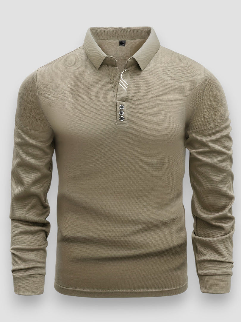 Keno™ | Polo Casual Moderna Con Maniche Lunghe