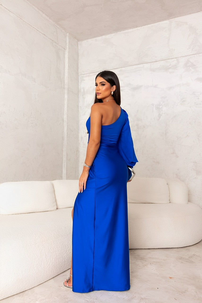 Vina™ | Abito Midi Drappeggiato e Stilosamente Elegante
